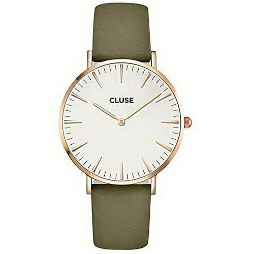 Cluse-Damen-Armbanduhr-Analog-Quarz-Leder-CL18023-0 Cluse-Damen-Armbanduhr-Analog-Quarz-Leder-CL18023-0