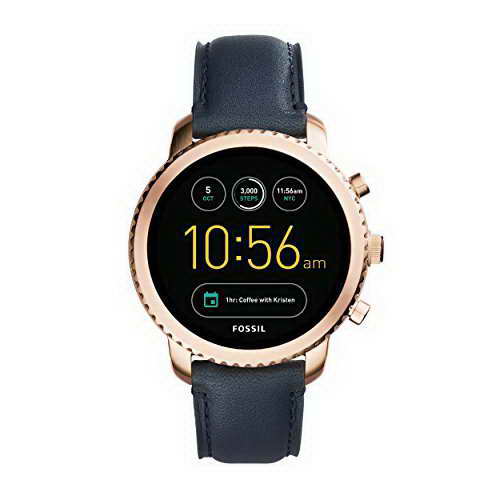 Fossil-Herren-Smartwatch-Q-Explorist-3-Generation-Leder-Dunkelblau-Klassische-elegante-Smartwatch-im-Vintage-Design-mit-diversen-Funktionen-Fr-Android-iOS-0